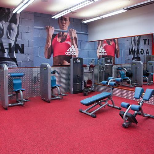 Fitness First Safeer mall gym balls and exercising benches