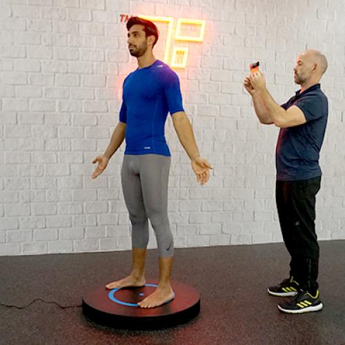 3D scanning a Gym member