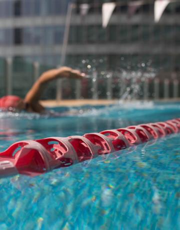 close-up image of Fitness First swimming pool