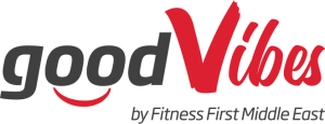 Good vibes logo (a loyalty mobile application by Fitness First)