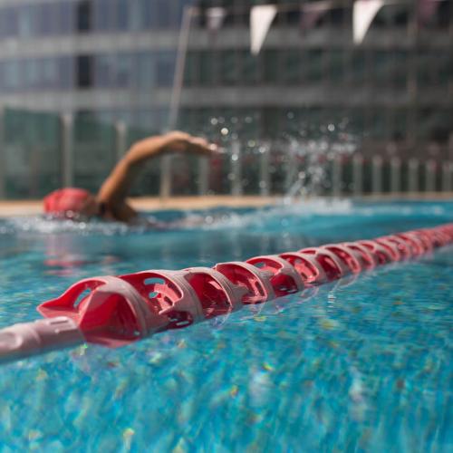 close-up image of Fitness First swimming pool