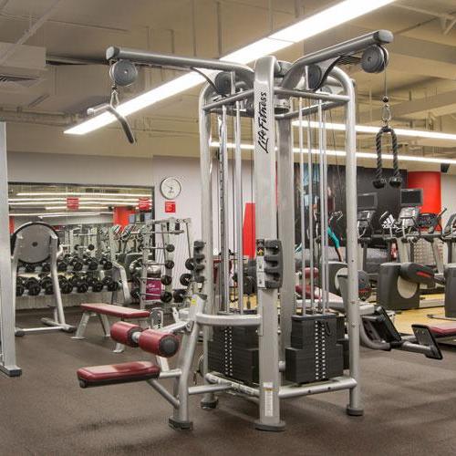 Fitness First Marina mall strength workout machines