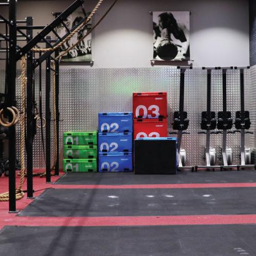 XFIT Uptown Mirdif intense exercise area