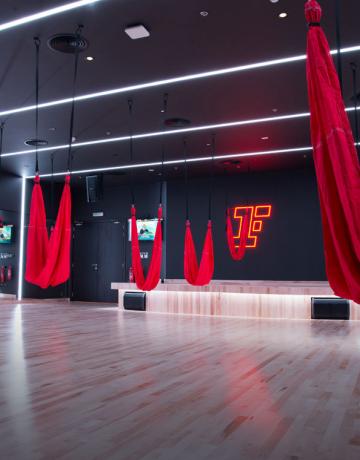 indoor exercising studio indoor exercising studio